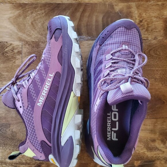 Merrell Moab Speed 2 Gore-Tex Light Trail Shoes, Color: Mauve - Picture 3 of 6